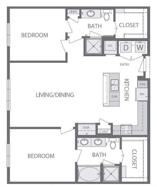 Unit 1119 floor plan